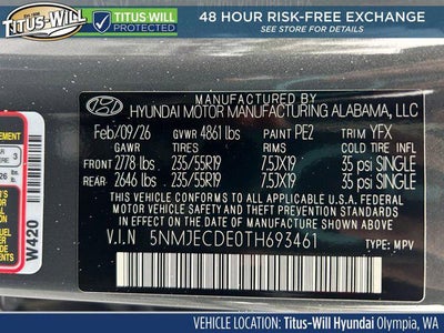 2026 Hyundai TUCSON Limited AWD