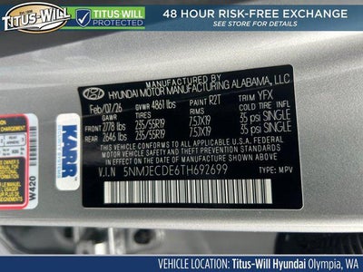 2026 Hyundai TUCSON Limited AWD