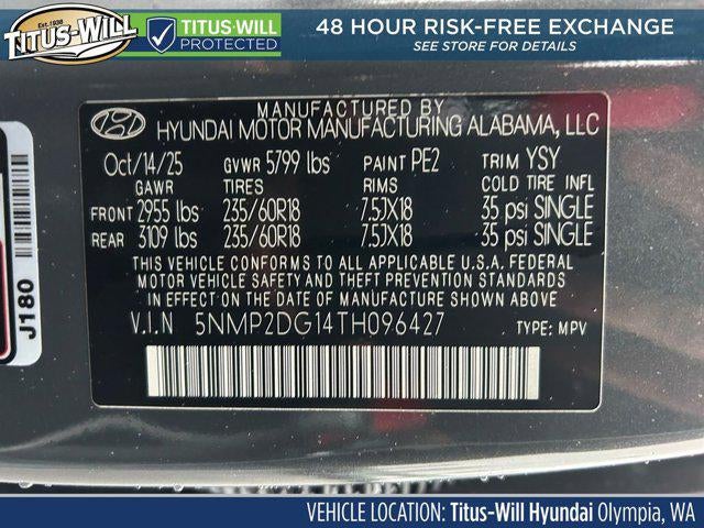 2026 Hyundai SANTA FE HYBRID SEL