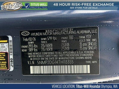 2026 Hyundai SANTA FE HYBRID SEL