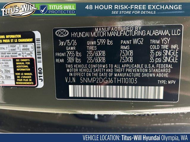 2026 Hyundai SANTA FE HYBRID SEL