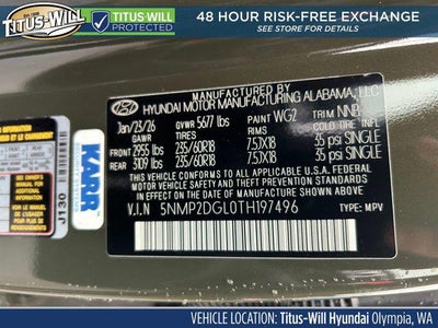 2026 Hyundai SANTA FE SEL AWD