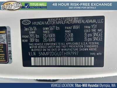 2026 Hyundai SANTA FE SEL AWD