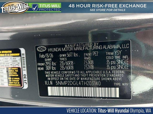 2026 Hyundai SANTA FE SEL AWD