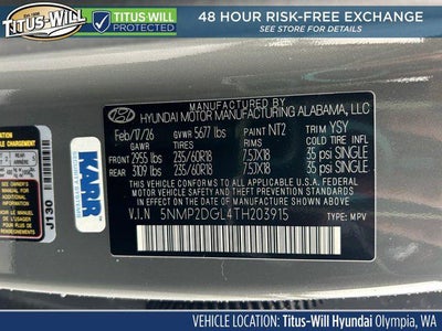 2026 Hyundai SANTA FE SEL AWD