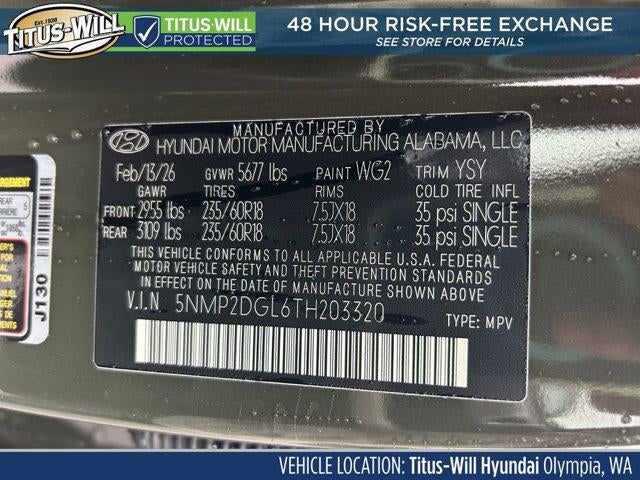 2026 Hyundai SANTA FE SEL AWD