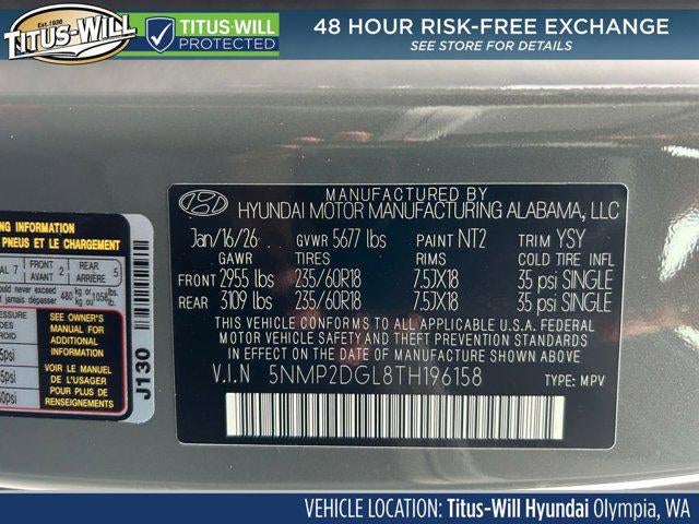 2026 Hyundai SANTA FE SEL AWD