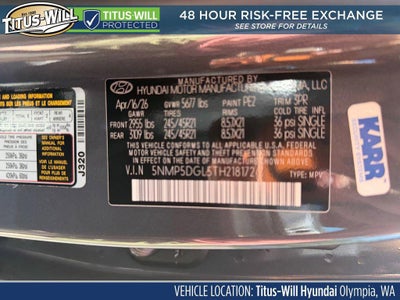 2026 Hyundai SANTA FE Calligraphy AWD