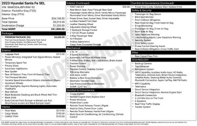 2023 Hyundai SANTA FE SEL