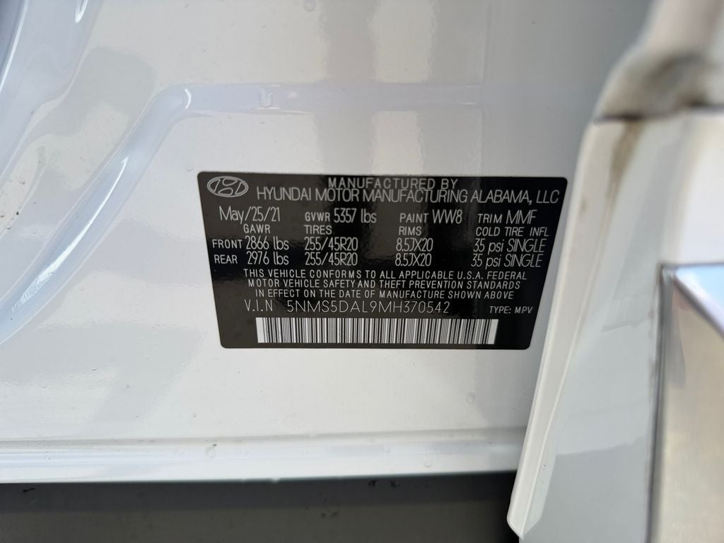 2021 Hyundai SANTA FE Calligraphy