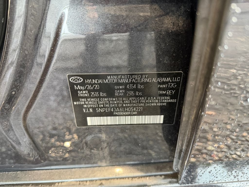 2020 Hyundai SONATA SEL