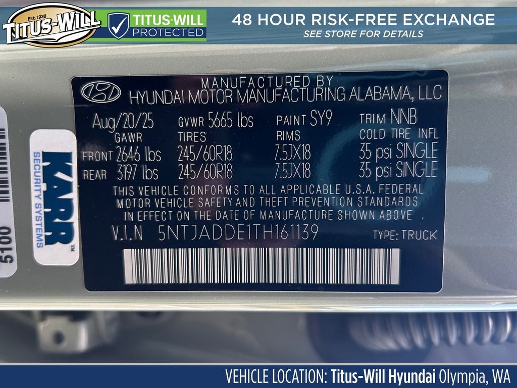 2026 Hyundai SANTA CRUZ SE