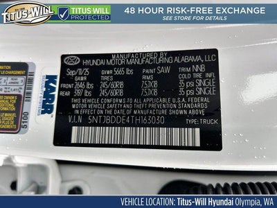 2026 Hyundai SANTA CRUZ SEL AWD