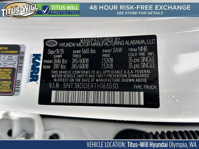 2026 Hyundai SANTA CRUZ SEL AWD