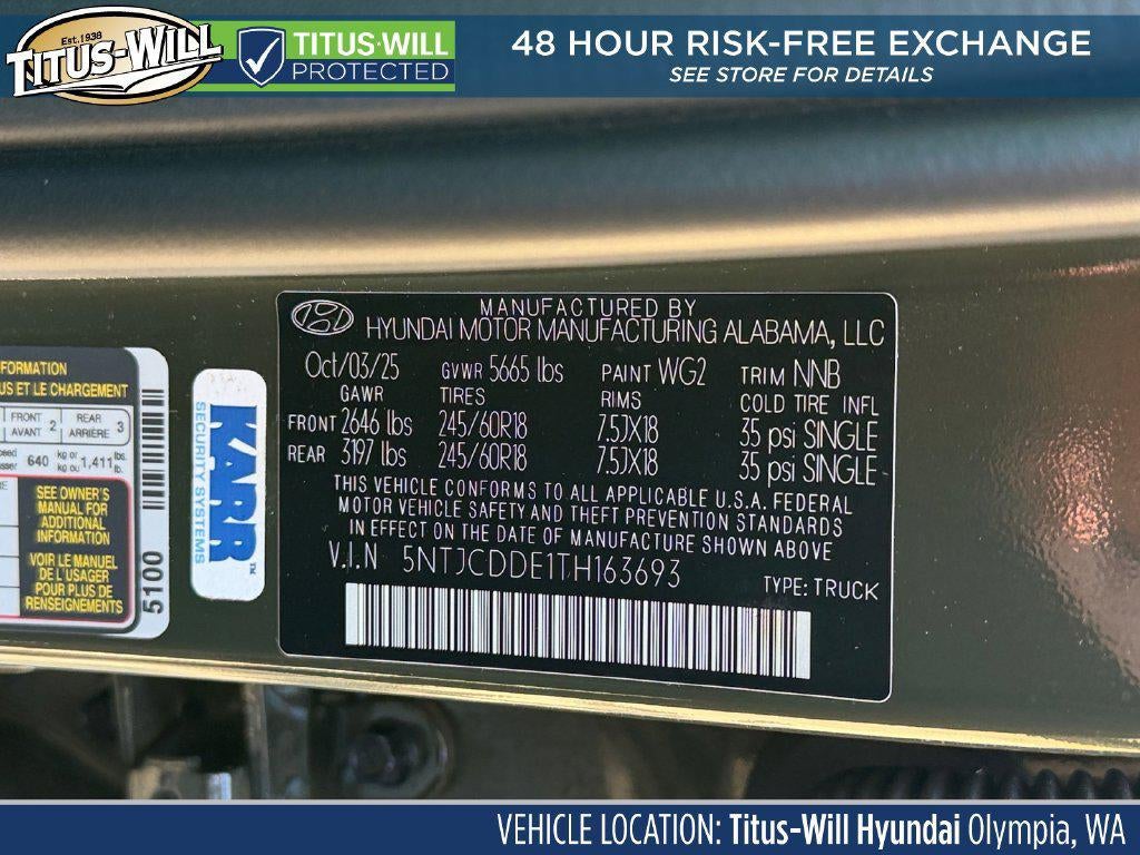 2026 Hyundai SANTA CRUZ SEL Activity AWD