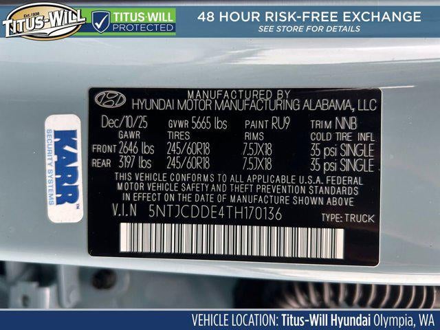 2026 Hyundai SANTA CRUZ SEL Activity AWD