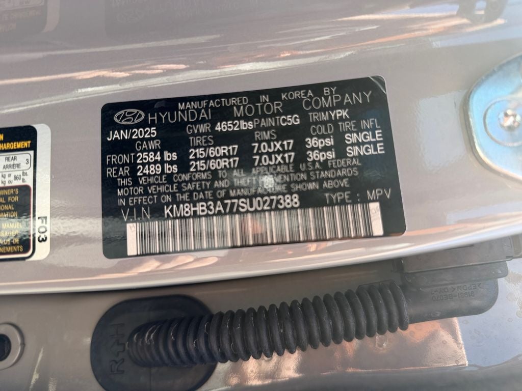2025 Hyundai KONA ELECTRIC SE