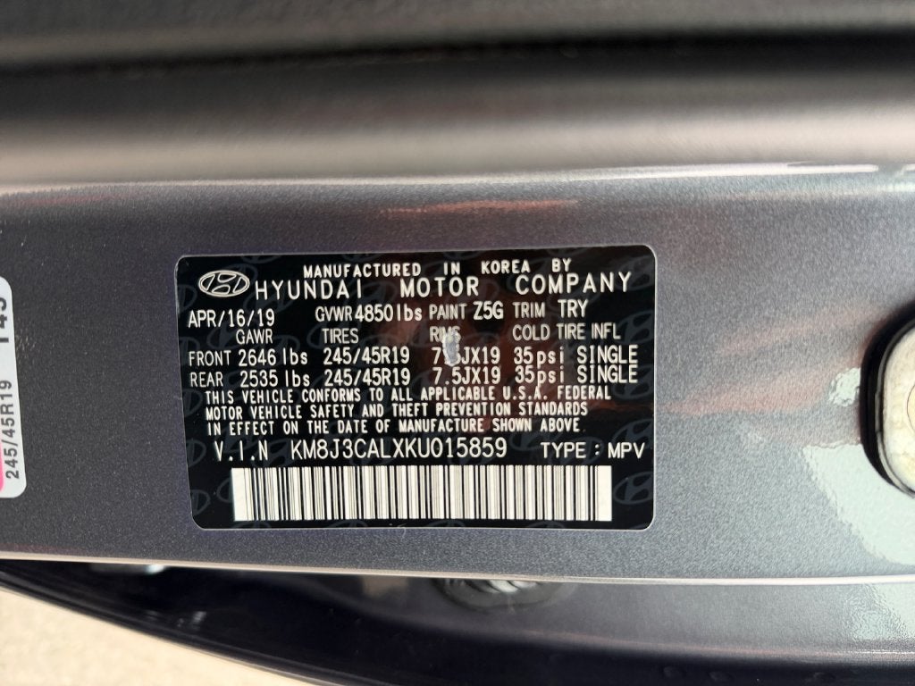 2019 Hyundai TUCSON Night