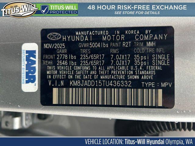 2026 Hyundai TUCSON HYBRID Blue