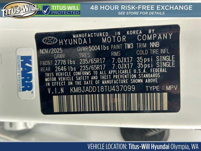 2026 Hyundai TUCSON HYBRID Blue