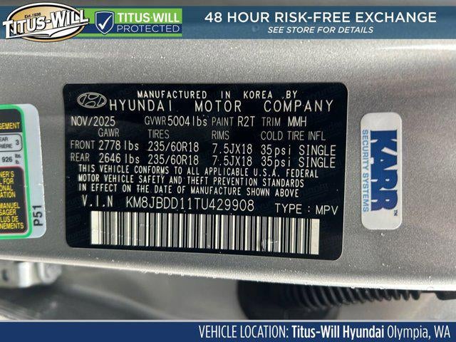 2026 Hyundai TUCSON HYBRID SEL AWD