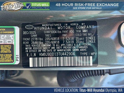 2026 Hyundai TUCSON HYBRID SEL AWD