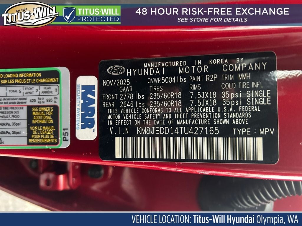 2026 Hyundai TUCSON HYBRID SEL