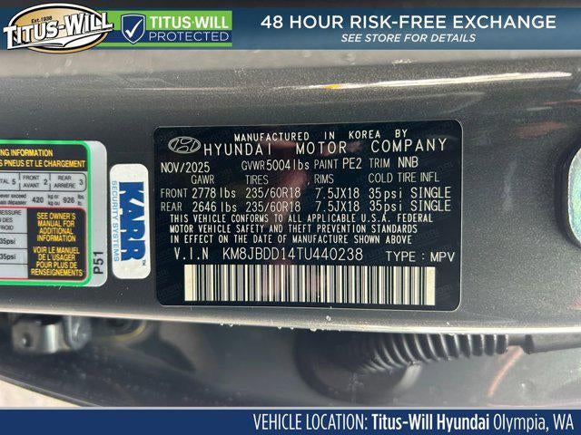 2026 Hyundai TUCSON HYBRID SEL AWD
