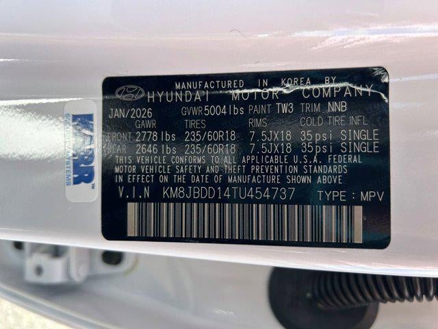 2026 Hyundai TUCSON HYBRID SEL AWD