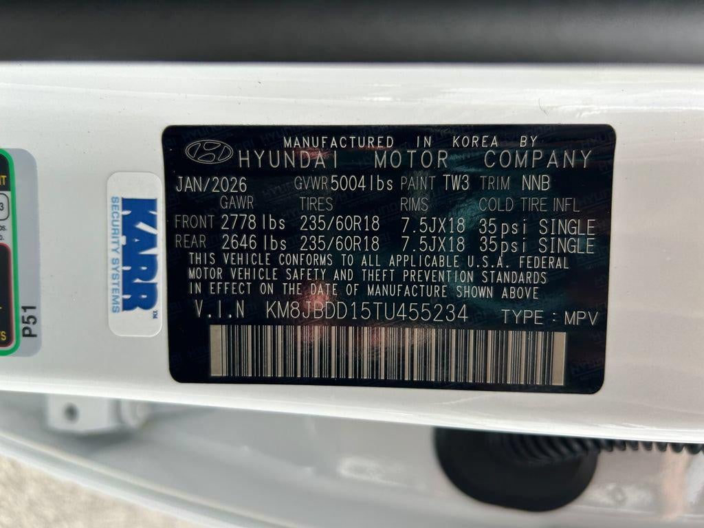 2026 Hyundai TUCSON HYBRID SEL AWD