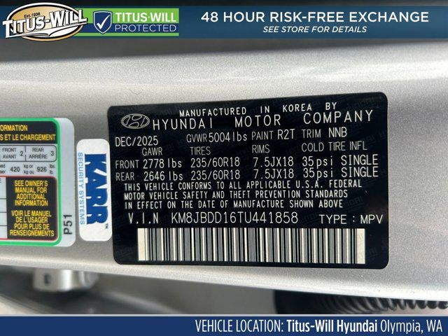 2026 Hyundai TUCSON HYBRID SEL AWD