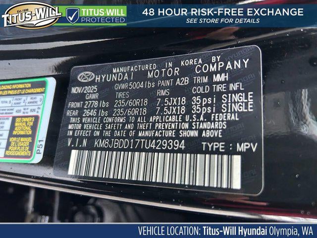 2026 Hyundai TUCSON HYBRID SEL AWD