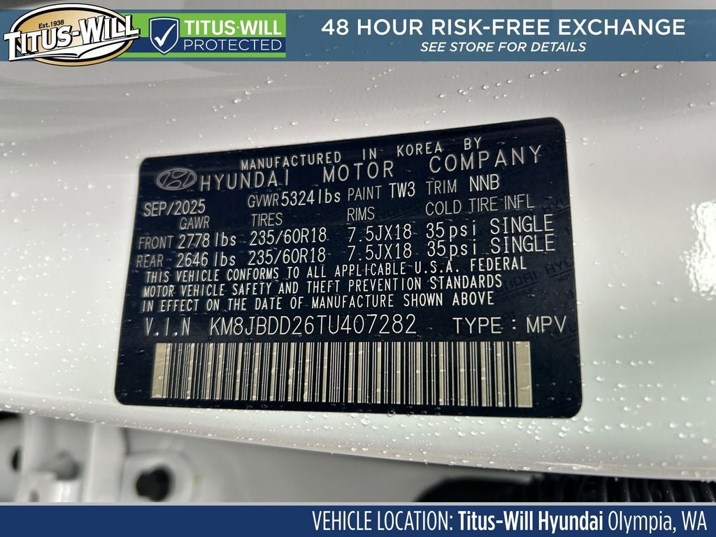 2026 Hyundai TUCSON PLUG-IN HYBRID SEL