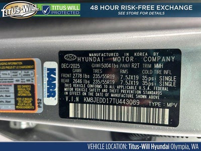 2026 Hyundai TUCSON HYBRID Limited