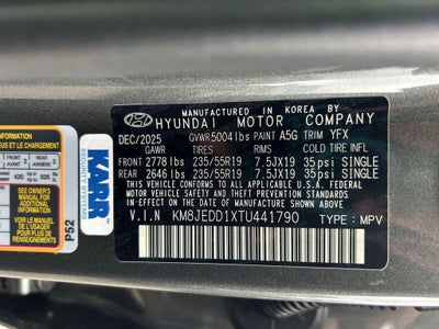 2026 Hyundai TUCSON HYBRID Limited