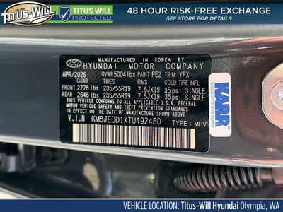 2026 Hyundai TUCSON HYBRID Limited