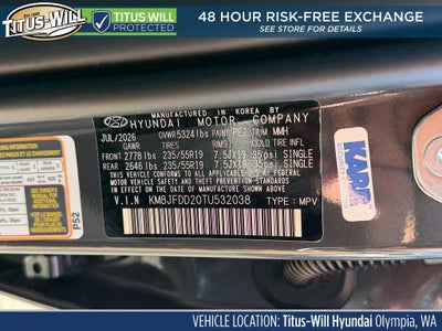 2026 Hyundai TUCSON PLUG-IN HYBRID Limited