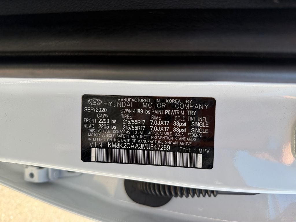 2021 Hyundai KONA SEL