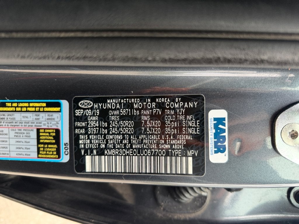 2020 Hyundai PALISADE SEL
