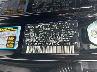 2025 Hyundai PALISADE Calligraphy Night Edition