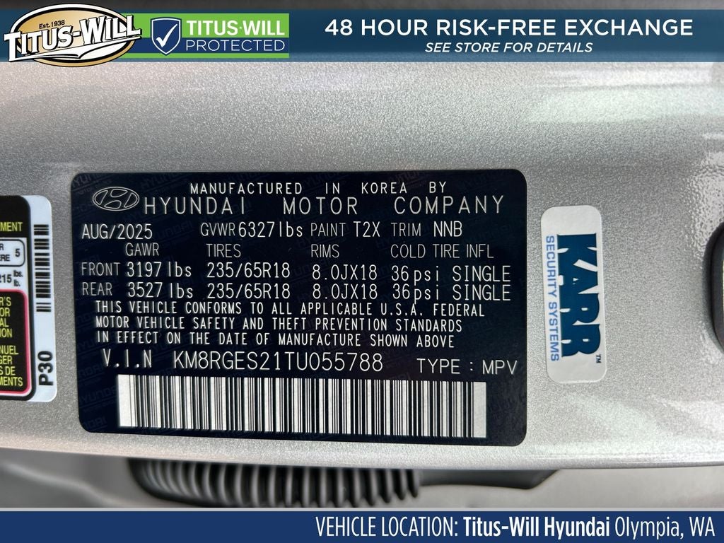 2026 Hyundai PALISADE SEL Convenience