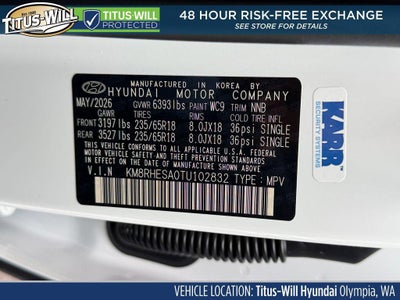 2026 Hyundai PALISADE HYBRID SEL Premium 8P