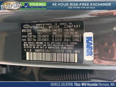 2026 Hyundai PALISADE HYBRID SEL Premium 8P