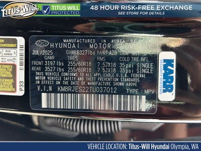 2026 Hyundai PALISADE XRT Pro