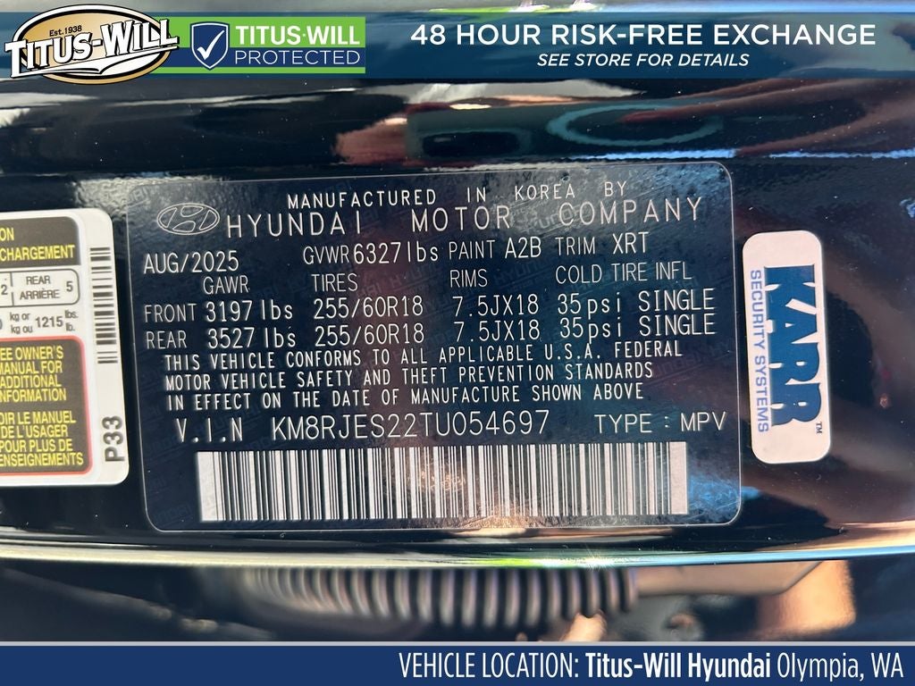 2026 Hyundai PALISADE XRT Pro