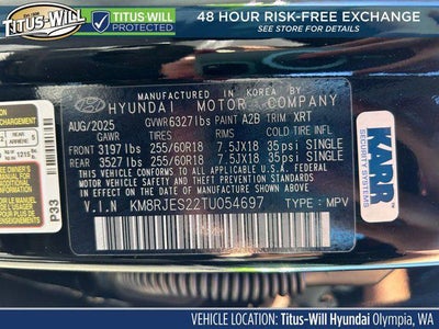 2026 Hyundai PALISADE XRT Pro