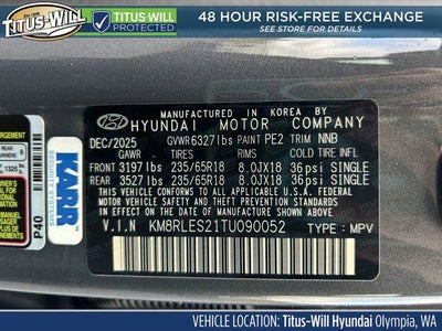 2026 Hyundai PALISADE SEL 7 Passenger