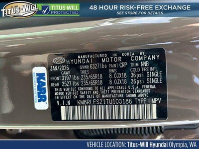 2026 Hyundai PALISADE SEL AWD