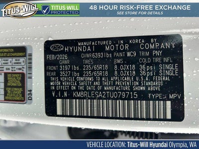 2026 Hyundai PALISADE HYBRID SEL 7P