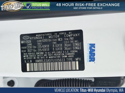 2026 Hyundai PALISADE HYBRID SEL 8P